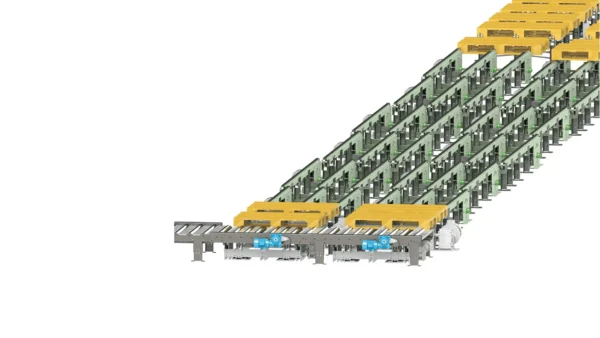 Transportlinje med Kædetransportører