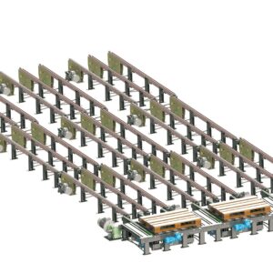 Kædedrevet transportlinje – Robust automatiseret materialetransport