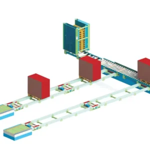 Skræddersyet palletransportlinje – Modulær automatisering til lagerflow