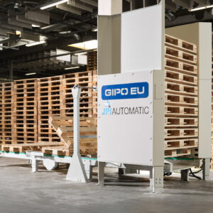 OPTIMUM 300 Light – Automatisk palleudfletter & afstabler, energieffektiv geanvendelse